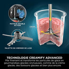 Machine à glace Ninja CREAMi Deluxe 10-en-1 – Glaces, sorbets et gelato maison