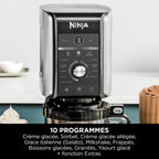 Machine à glace Ninja CREAMi Deluxe 10-en-1 – Glaces, sorbets et gelato maison