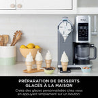 Machine à crèmes glacées et glaces à l’italienne 13-en-1 Ninja CREAMi Scoop & Swirl - Mocha