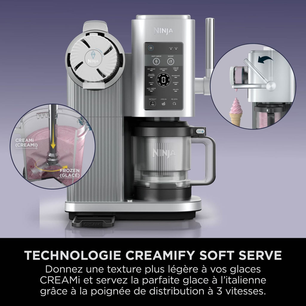 Machine à crèmes glacées et glaces à l’italienne 13-en-1 Ninja CREAMi Scoop & Swirl - Mocha