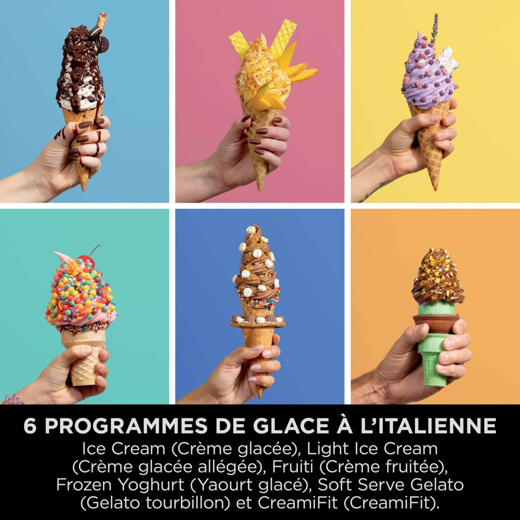 Machine à crèmes glacées et glaces à l’italienne 13-en-1 Ninja CREAMi Scoop & Swirl - Mocha