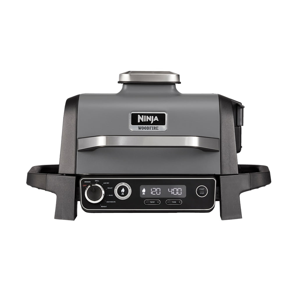 Barbecue électrique et fumoir Ninja Woodfire Pro Connect XL avec housse - Noir et Or