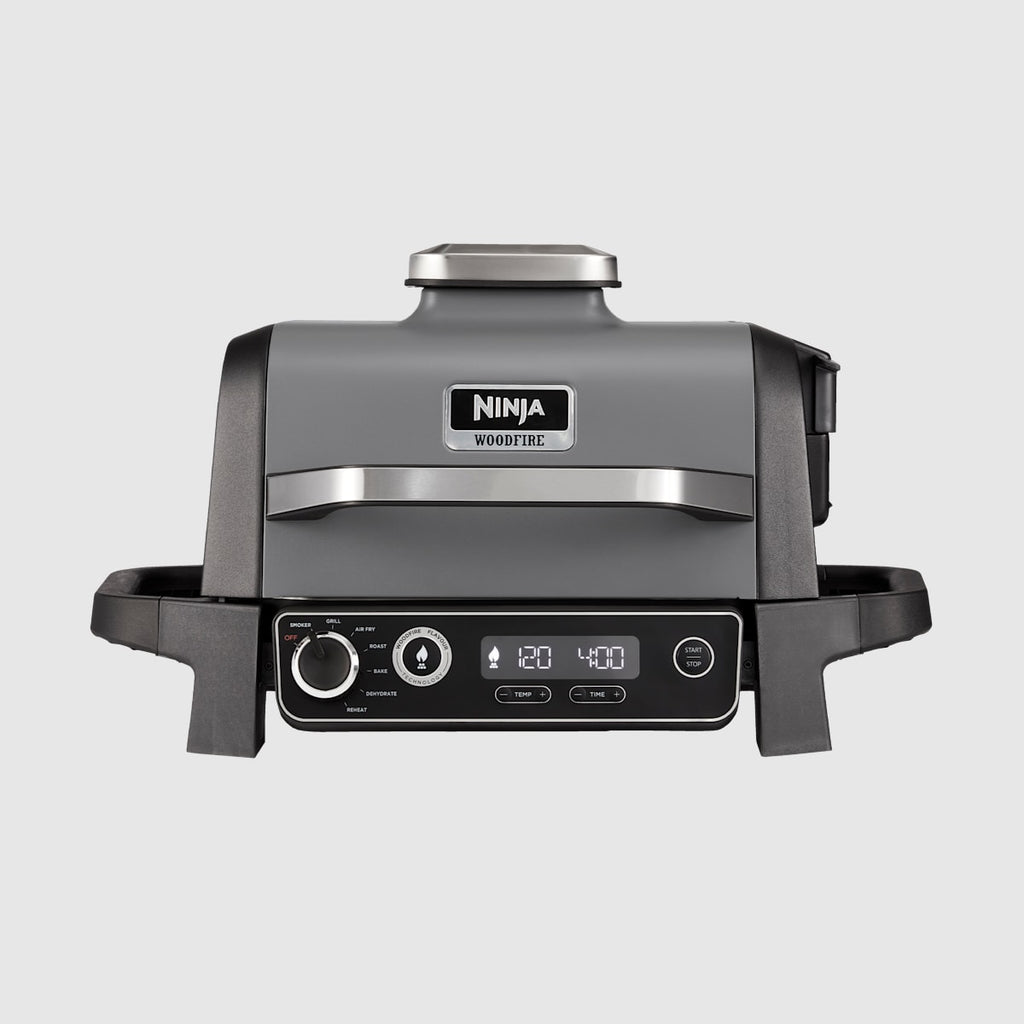 Pack barbecue électrique & Fumoir Ninja Woodfire avec chariot et housse