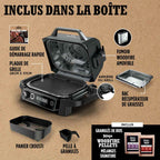 Barbecue électrique et fumoir Ninja Woodfire avec fumage naturel OG701EU