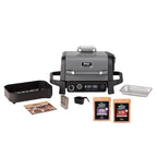 Pack barbecue électrique & Fumoir Ninja Woodfire avec chariot et housse
