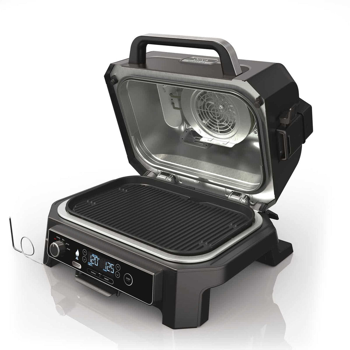 Barbecue électrique et fumoir Ninja Woodfire Pro XL avec thermosonde Smart Cook OG850EU