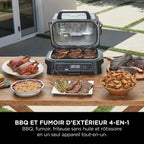 Barbecue électrique et fumoir Ninja Woodfire Pro XL avec thermosonde Smart Cook OG850EU