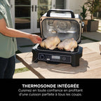 Barbecue électrique et fumoir Ninja Woodfire Pro XL avec thermosonde Smart Cook OG850EU