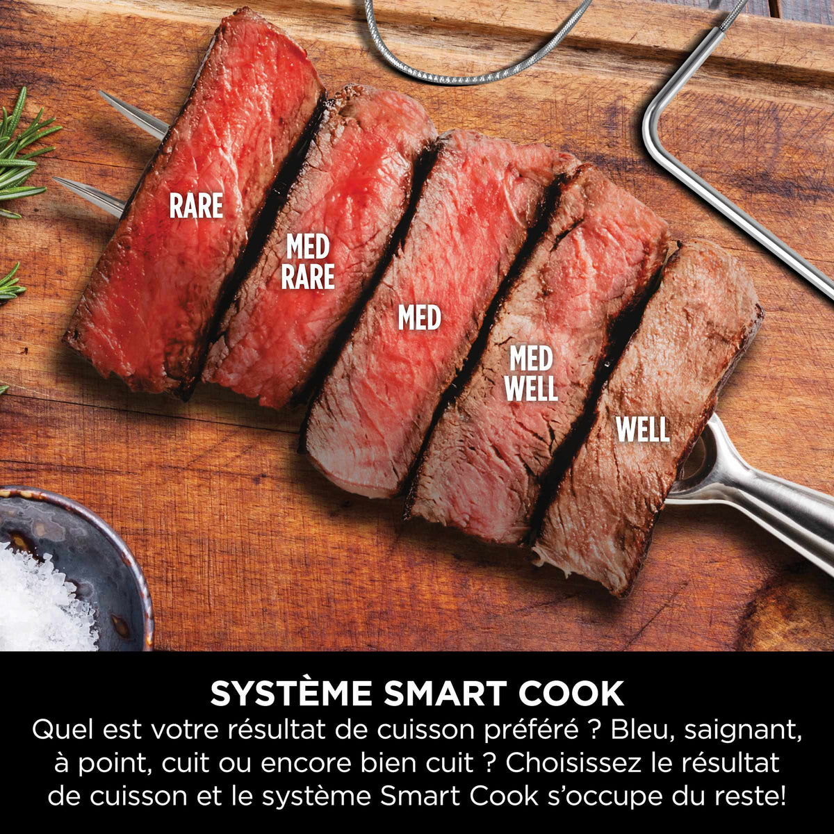 Barbecue électrique et fumoir Ninja Woodfire Pro Connect XL avec housse - Noir et Or