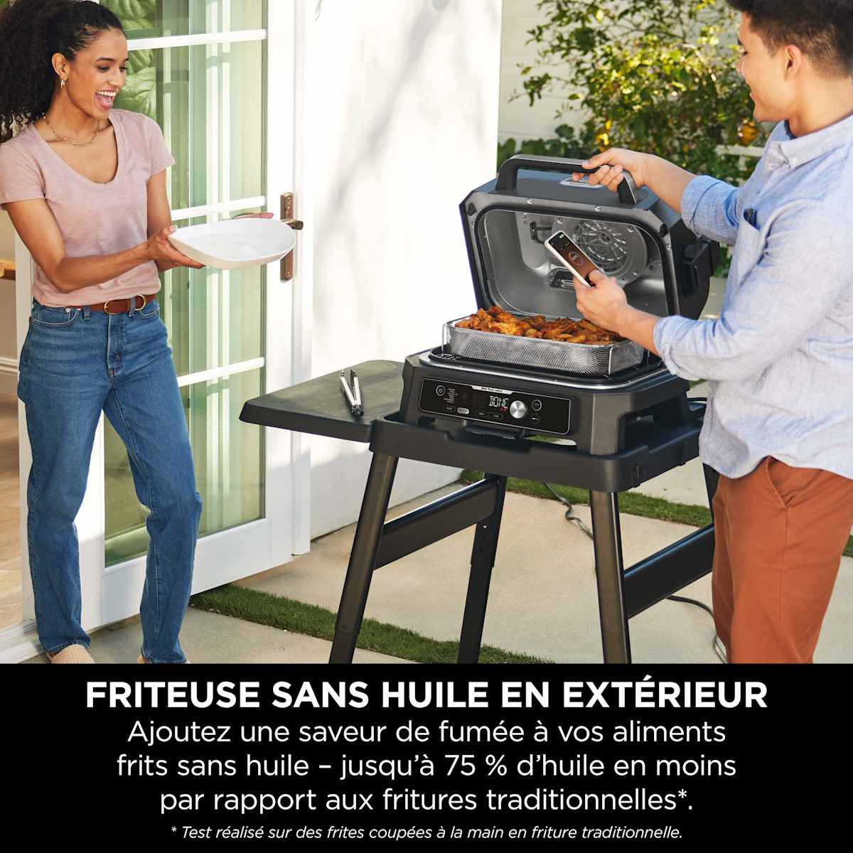 Barbecue électrique et fumoir Ninja Woodfire Pro Connect XL avec app OG901EU
