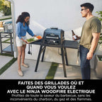 Barbecue électrique et fumoir Ninja Woodfire Pro Connect XL avec app OG901EU