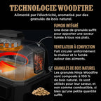Barbecue électrique et fumoir Ninja Woodfire Pro Connect XL avec app OG901EU