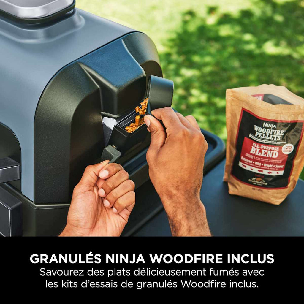 Barbecue électrique et fumoir Ninja Woodfire Pro Connect XL avec app OG901EU