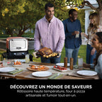 Four d'extérieur Ninja Woodfire 8-en-1 – Pizza, Grillades, Fumage et Air Fry OO101EU
