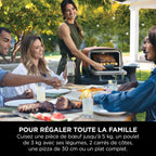 Four d'extérieur Ninja Woodfire 8-en-1 – Pizza, Grillades, Fumage et Air Fry OO101EU