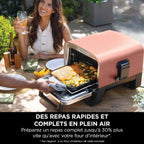 Four d'extérieur Ninja Woodfire 8-en-1 – Pizza, Grillades, Fumage et Air Fry OO101EU