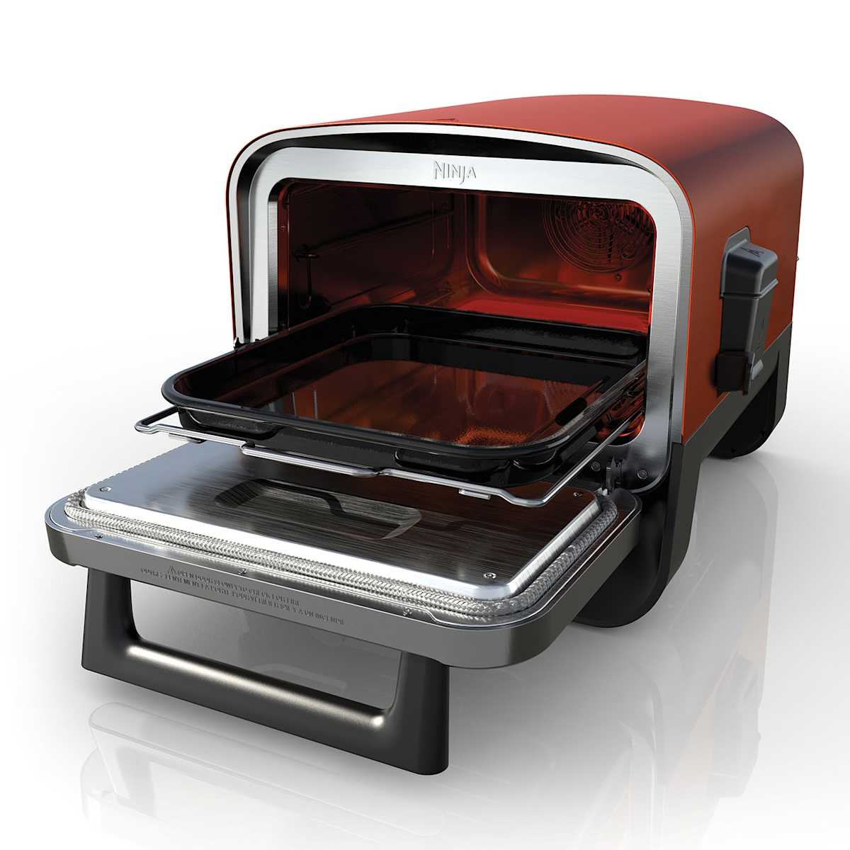Four d'extérieur Ninja Woodfire 8-en-1 – Pizza, Grillades, Fumage et Air Fry OO101EU