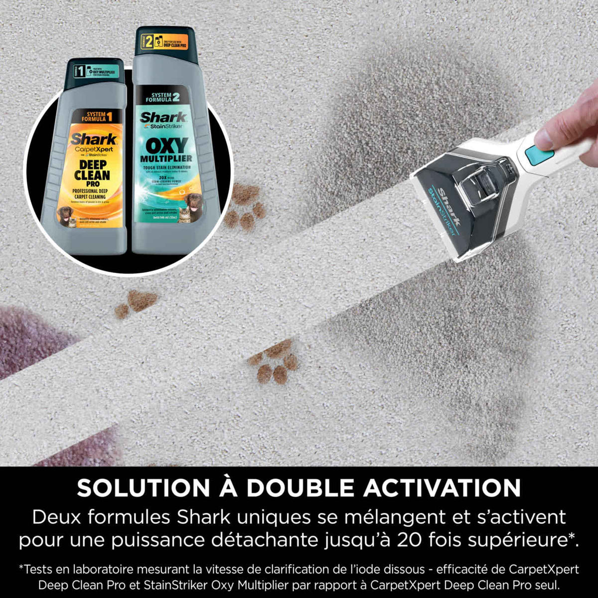 Shark StainStriker Détacheur avec pack nettoyant