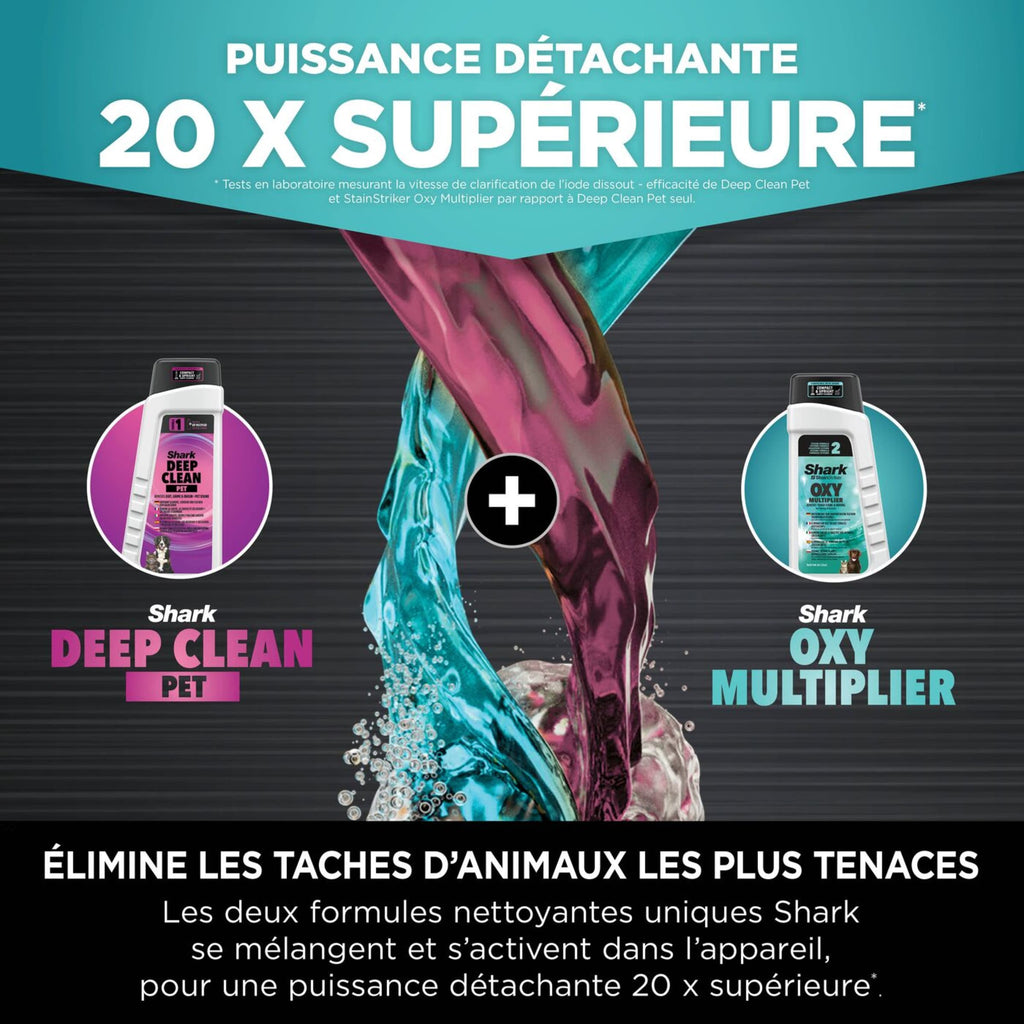 Shampouineuse Shark StainStriker Renov Expert avec pack nettoyant