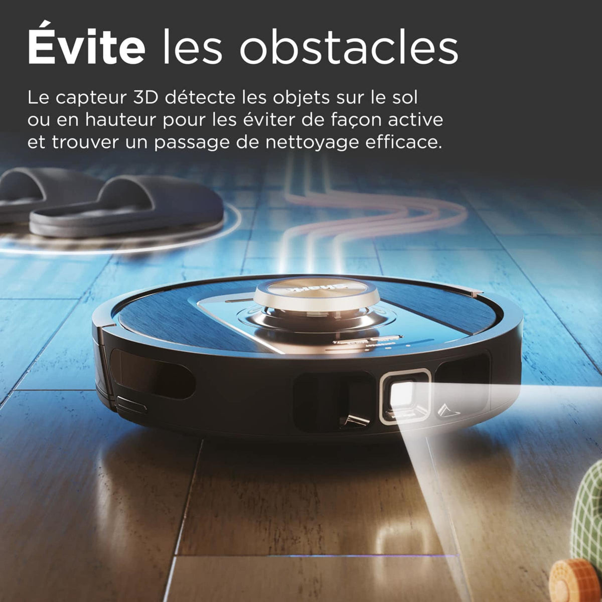 Robot aspirateur Shark PowerDetect avec autovidage RV2820VEEU
