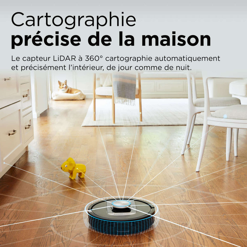 Robot aspirateur Shark PowerDetect avec autovidage RV2820VEEU