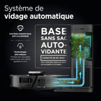 Robot aspirateur Shark PowerDetect avec autovidage RV2820VEEU
