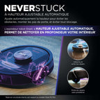 Robot aspirateur Shark PowerDetect avec autovidage RV2820VEEU