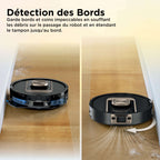 Robot aspirateur et laveur Shark ThermaCharged PowerDetect avec séchage à chaud - Noir