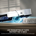 Shark PowerDetect Luxe UV Reveal, robot aspirateur et nettoyeur 2-en-1, Vert