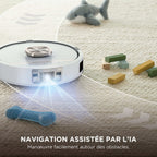 Shark PowerDetect Luxe UV Reveal, robot aspirateur et nettoyeur 2-en-1, Vert