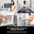 Balai nettoyeur vapeur Shark double face avec unité à main détachable