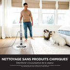 Balai nettoyeur automatique Shark avec jet de vapeur et rouleau auto-nettoyant