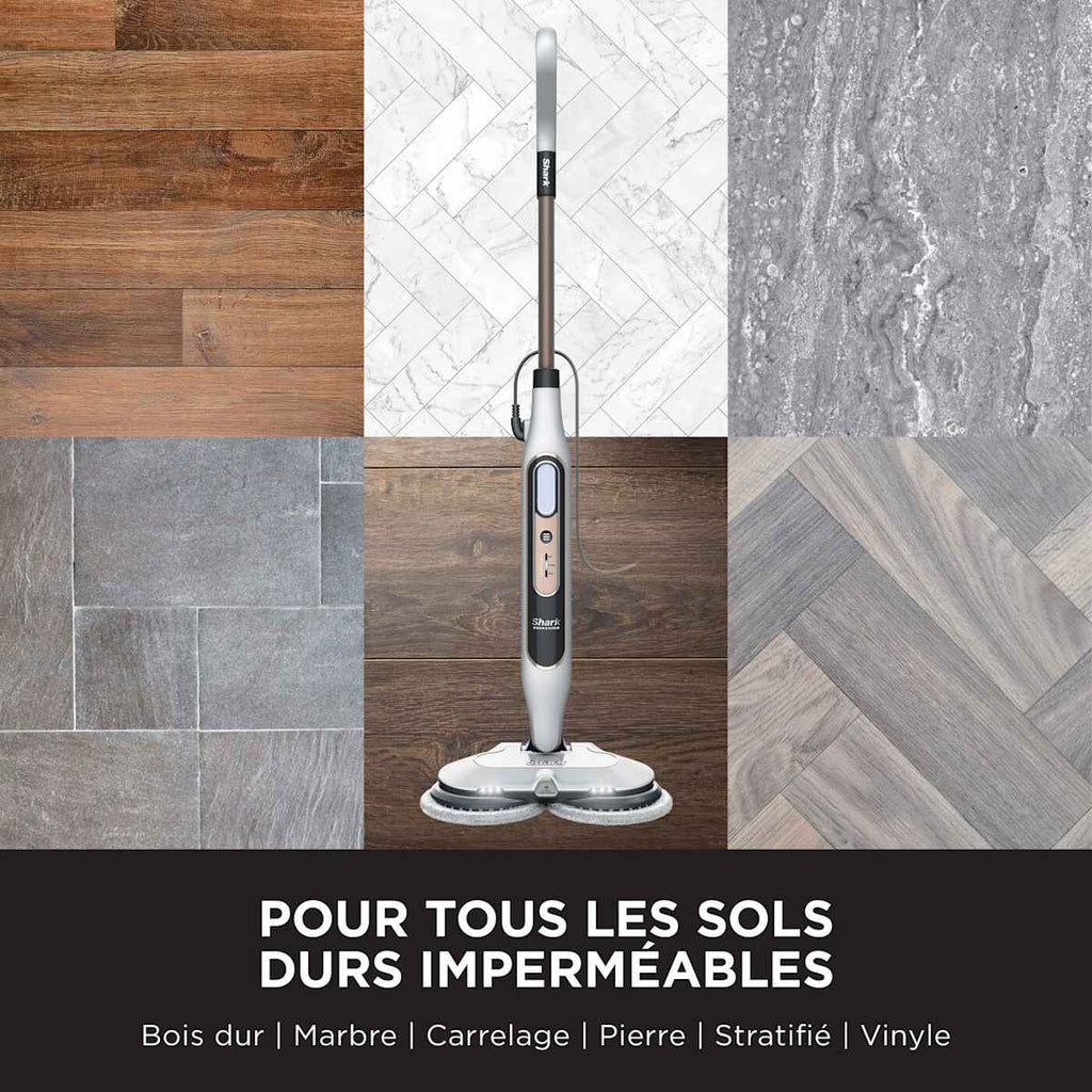 Balai nettoyeur automatique Shark avec jet de vapeur et rouleau auto-nettoyant