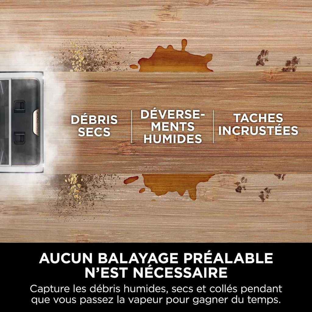 Balai vapeur pour sols durs Shark SteamPickUp avec aspiration et vapeur