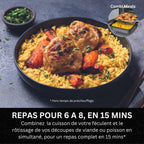 Pack Ninja Combi Multicuiseur, four et air fryer 12-en-1 avec casserole antiadhésive