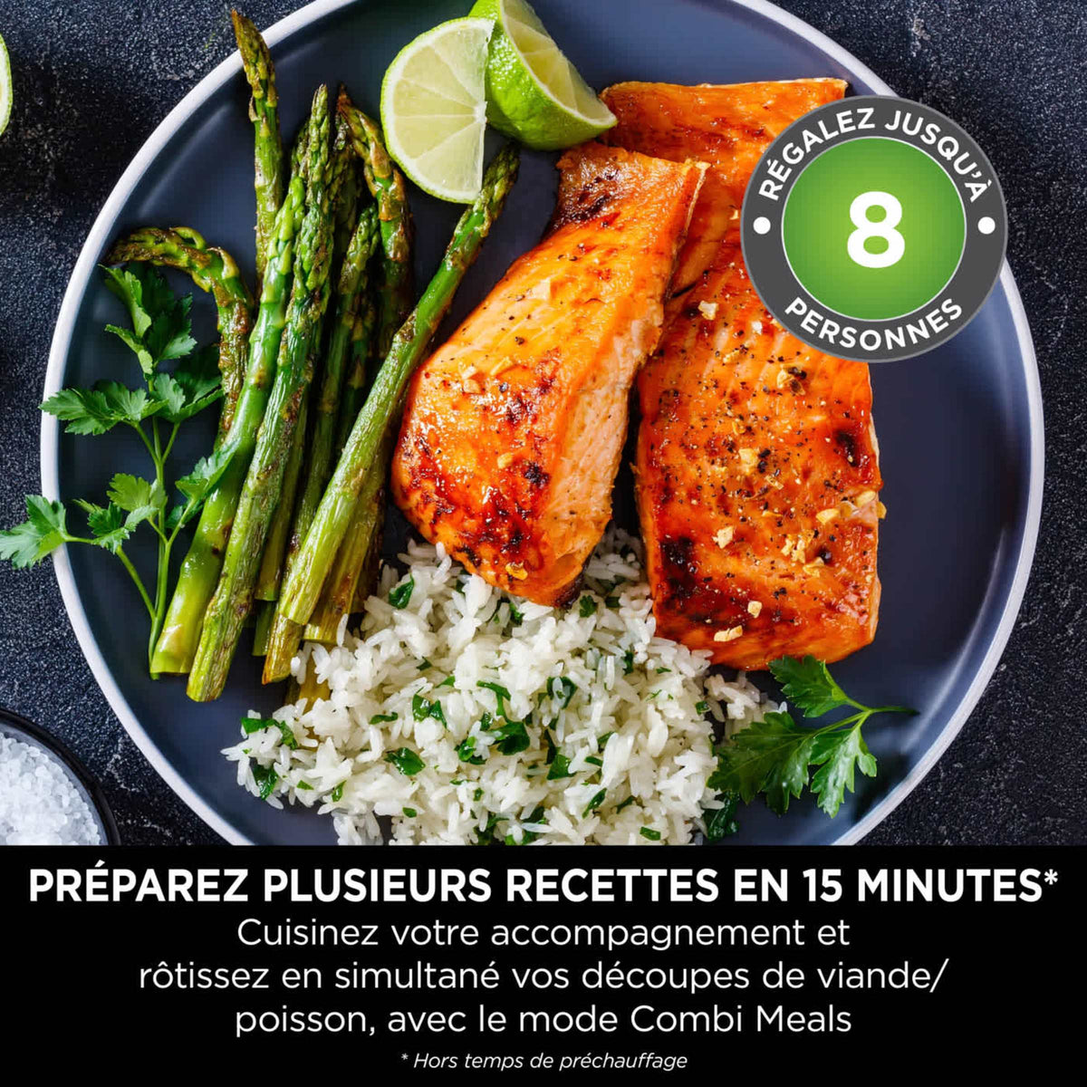 Pack Ninja Combi Multicuiseur, four et air fryer 12-en-1 avec casserole antiadhésive