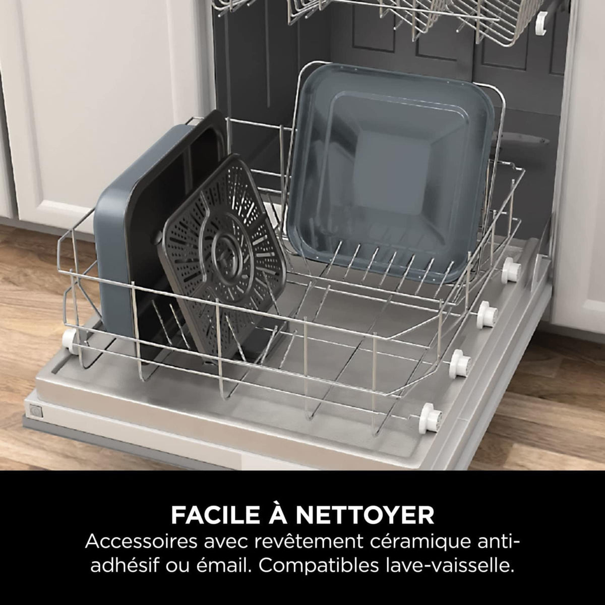 Pack Ninja Combi Multicuiseur, four et air fryer 12-en-1 avec casserole antiadhésive