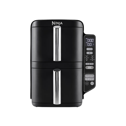 Air Fryer Ninja DoubleStack, verticale, 7.6L, 6-en-1, Noir
