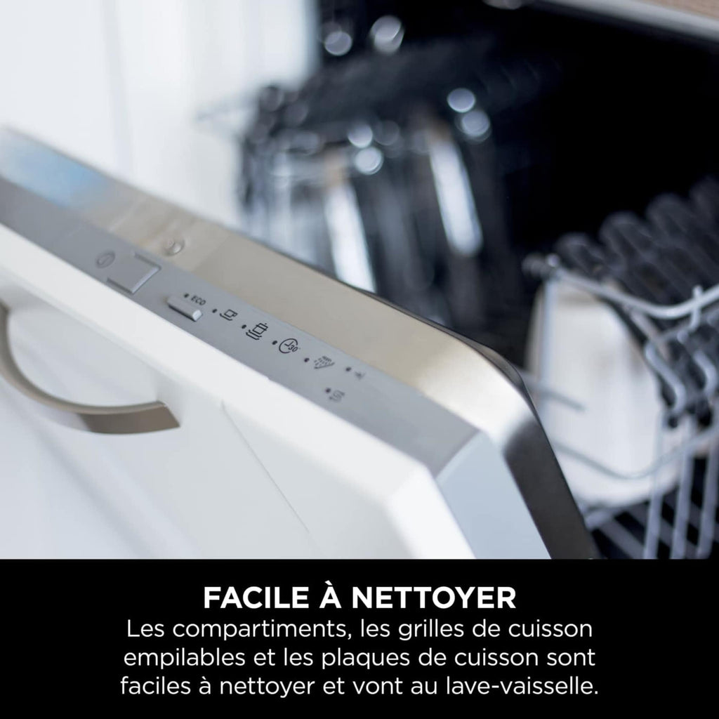 Air Fryer Ninja DoubleStack, verticale, 7.6L, 6-en-1, Noir