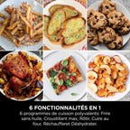Air Fryer Ninja DoubleStack XL, verticale,  9.5L, 6-en-1, Gris