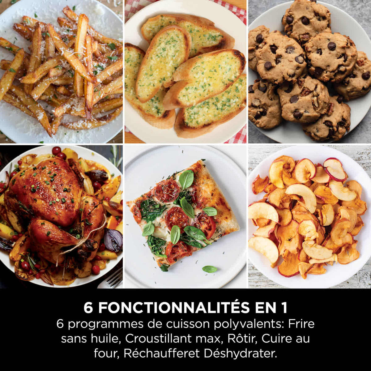 Air Fryer Ninja DoubleStack XL, verticale,  9.5L, 6-en-1, Gris
