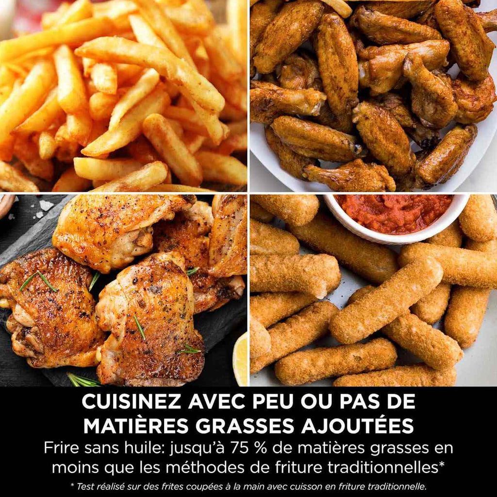 Air Fryer Ninja DoubleStack XL, verticale,  9.5L, 6-en-1, Gris