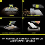 Balai laveur sans fil 2-en-1 Shark VacMop avec tampons jetables
