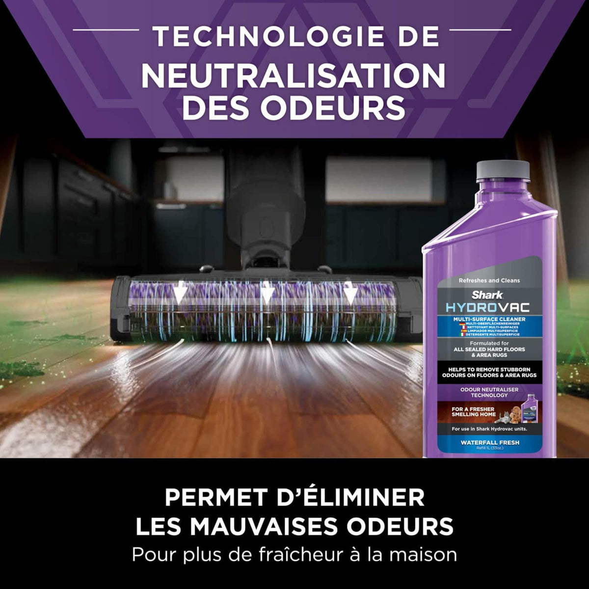 Aspirateur laveur sans fil Shark HydroVac pour sols durs et moquettes