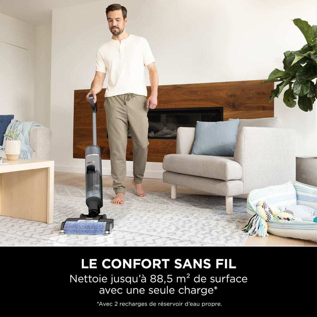 Aspirateur laveur sans fil Shark HydroVac pour sols durs et moquettes