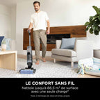 Aspirateur laveur sans fil Shark HydroVac avec 1L de produit nettoyant multi-surfaces