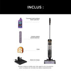 Aspirateur laveur sans fil Shark HydroVac avec 1L de produit nettoyant multi-surfaces