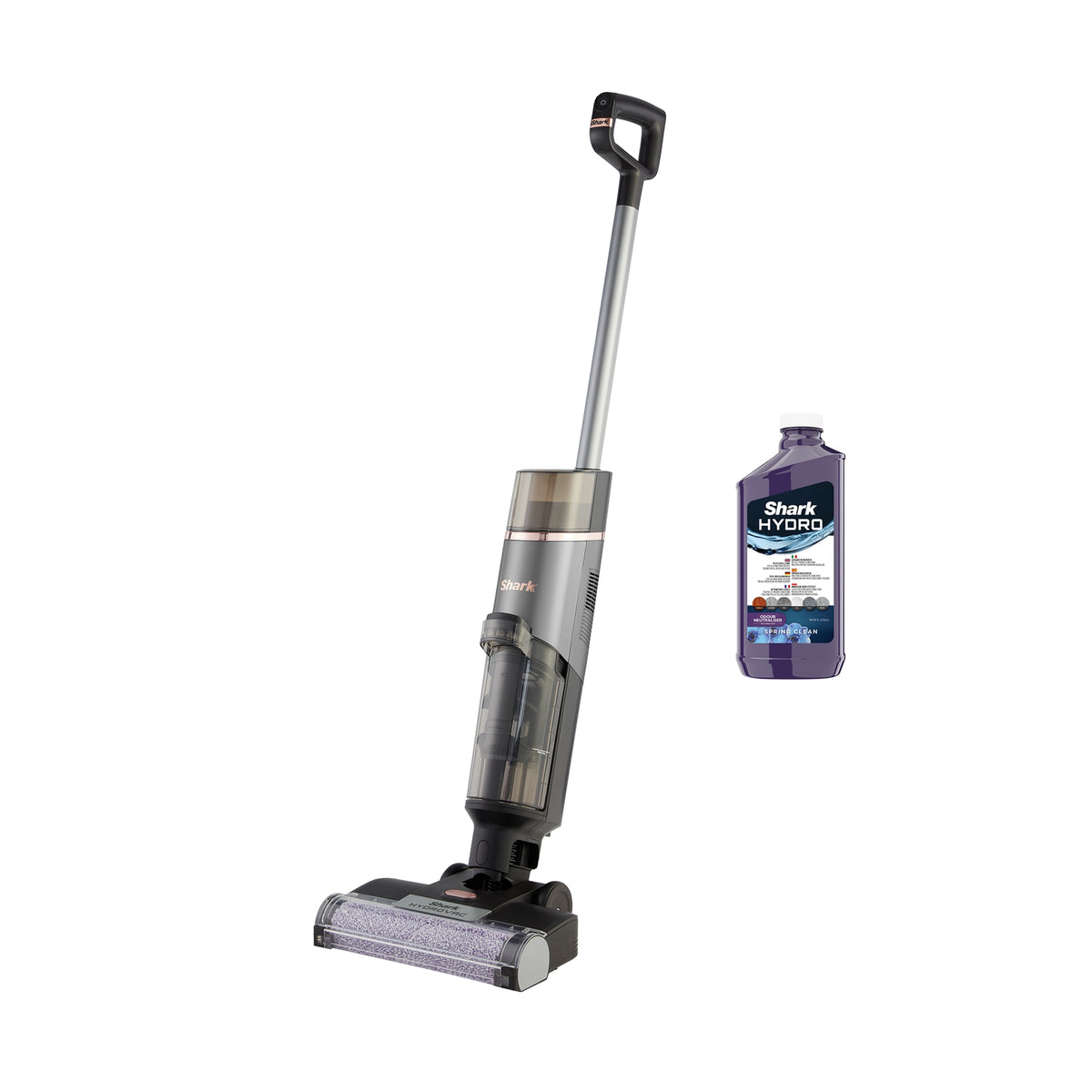 Aspirateur laveur sans fil Shark HydroVac avec 1L de produit nettoyant multi-surfaces
