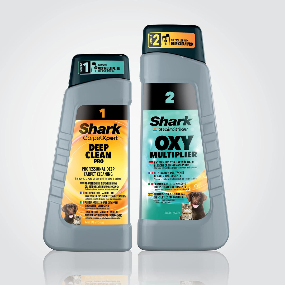 Pack nettoyant Shark StainStriker 946 ml/473 ml
