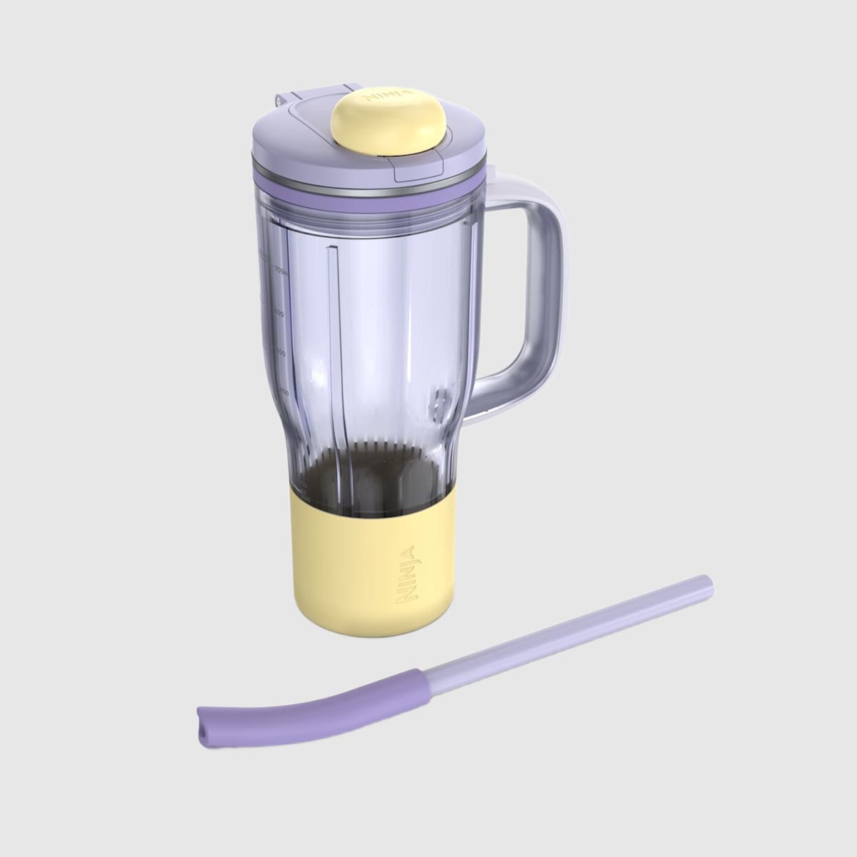 Blender Gourde Cyberspace et Gourde BlendBoss de 710 ml avec poignée & paille amovible (Couleur au choix)